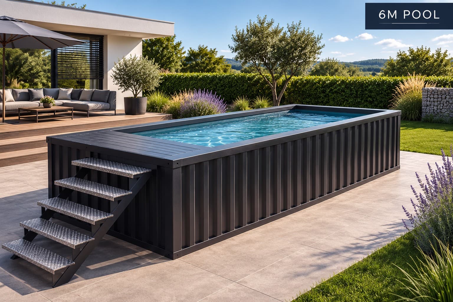 Modell S Container Pool