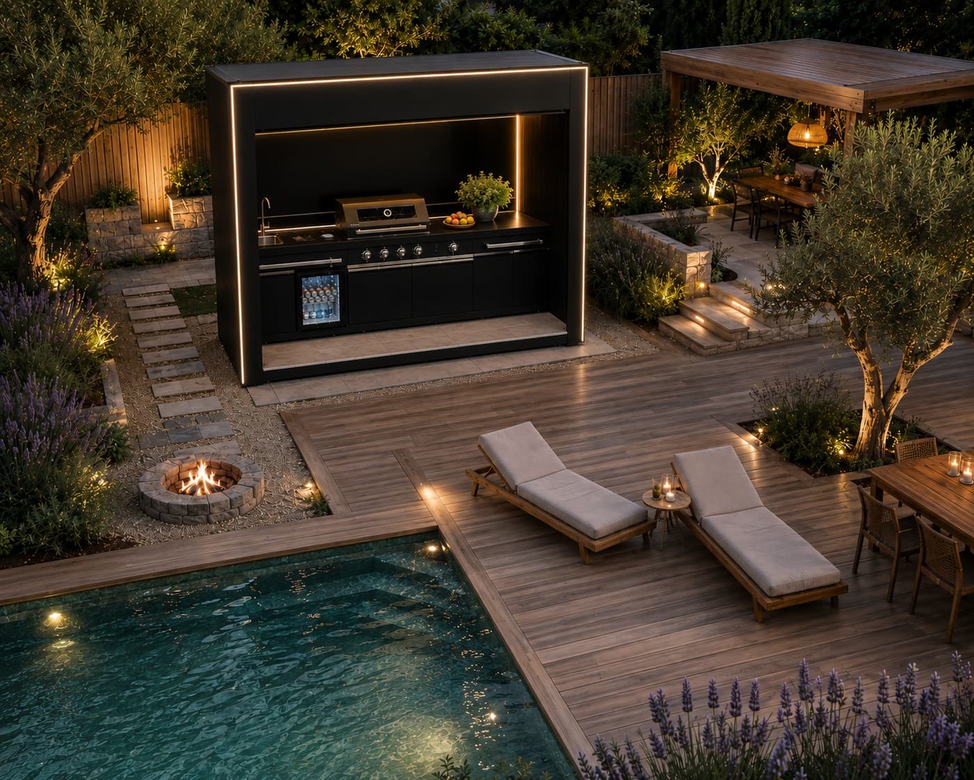 Pool & Terrasse